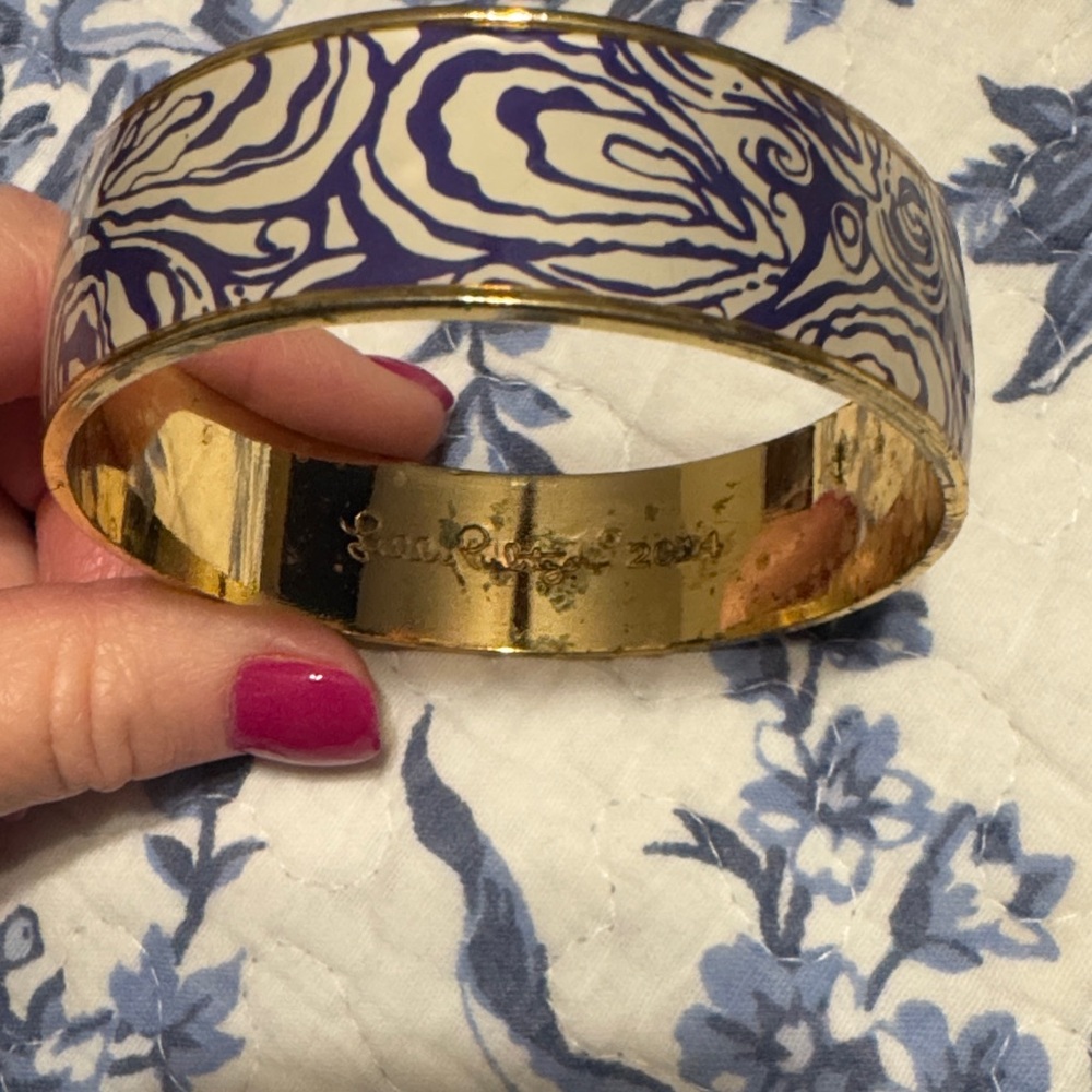 Lilly Pulitzer Colorful Enamel Bangle Bracelet - Picture 2 of 4